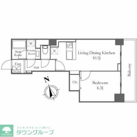 リバーシティ21新川の物件間取画像